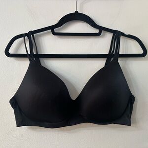 Aerie Black Double Strap Bra